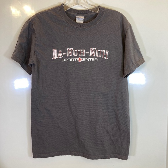 ESPN Other - ESPN Sports Center Dark Gray Short Sleeve Shirt Sz S Unisex Adult Da Nuh Nuh
